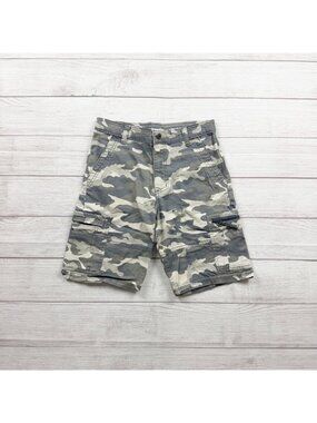 Wrangler Boys Camouflage Cargo Shorts Straight Fit Durable Regular 14